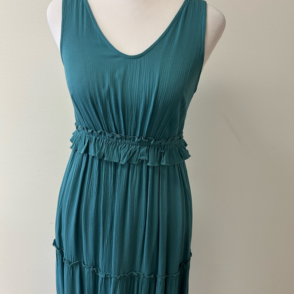Pink Rose • Ruffle Maxi Dress - Picture 3 of 7